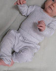Tothemoon ☾ - Baggy babybroekje - Biologisch katoen - Lichtgrijs