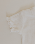 Tothemoon ☾ - Body - Korte mouwen romper - Short sleeve - Curled ends - Wool & silk - Pointelle - Zoenvoorgust.com