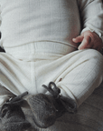 Tothemoon ☾ Tothemoon ☾ - Baby pants - Curled ends - Wool & silk - Pointelle Clothing 50
