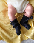 Newborn socks - 100% Organic Cotton - Navy Blue