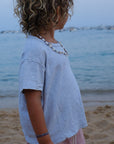 Shirt - Short sleeve - Organic cotton - Light grey