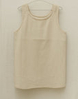 Tothemoon ☾ - Ziggy dress - V-shaped back - 100% Cotton - Handmade in Holland - Butter