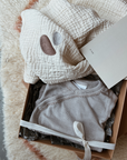 Gift box Atelier An.nur x Tothemoon - For newborns - Cross-over body & swaddle