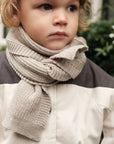 Hvid - Gustave Kids Scarf - 100% Merino wool