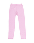 Joha Baby Pants - Wool & Silk - Pointelle - Soft Rose Clothing 60