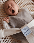 Bouncer Baby bouncer - Crocheted cotton - Adjustable harness Baby Bouncer Natural