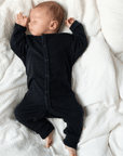 Joha Sleep Suit - 100% Wool - 2 in 1 Foot - Navy Clothing 50