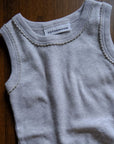 Tothemoon ☾ - Tank Body - Organic cotton - Light grey