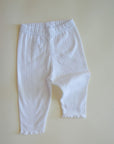 Tothemoon ☾ - Baby pants - Curled ends - Organic cotton - Pointelle