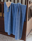 Hvid Ivy deken - 100% Merino wol - Dik gebreid