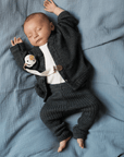 Joha Baby Pants - Ribbed - 100% Wool - Dark Grey Clothing 50