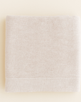 Hvid Hvid Gust blanket - 100% Merino wool - Medium thick knit Blankets Cream