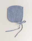 Hvid - Baby Bonnet - 100% Merino wool