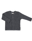 Joha Cardigan - Ribbed - 100% Wool - Dark Grey Clothing 50