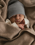 Hvid - Newborn Beanie - 100% Merino wool
