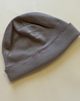 Tothemoon ☾ - Newborn Mutsje - 100% Wol - Rib -Taupe