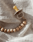 Speen & Koord Pacifier Clip - Personalized - Beechwood - Round pacifier clip Default Title