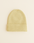 Hvid Hvid - Newborn beanie - 100% Merino wool Baby en peuter Light Yellow