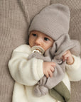 Hvid x Zoen voor Gust - Newborn beanie - 100% Merino wol - Sasam