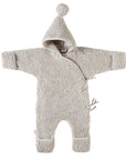 Binibamba Snuggle suit - 100% Wool - Cloud Outerwear Small (0-6m)