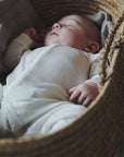 Tothemoon ☾ Tothemoon ☾ - Sleep suit - 2 in 1 Foot - Wool & silk - Needle pattern - Natural Clothing 50