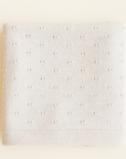 Hvid Hvid Bibi blanket - 100% Merino wool - Medium thick knit Blankets Cream