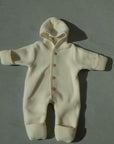 Engel Natur Hooded overall - 100% Virgin wool - Oversized fit - Natural Clothing 50/56