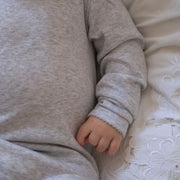 Body - Long sleeve - Organic cotton - Light grey