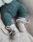 condor Ribbed tights - Earthy colors Socks Ocean Green / 0-3m