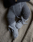 Hvid Hvid Booties - 100% Merino wool Booties Sesame / 0-9m