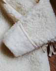 Binibamba Snuggle suit - 100% Wool - Milk Outerwear Small (0-6m)