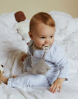 Khasto Pyjama set - Cotton Cashmere Pyjama White / 1-2y