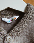 Cardigan - Wool Fleece - Sesame
