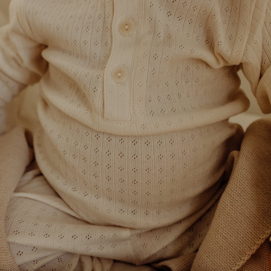 Pyjama Set - Pointelle - Organic cotton