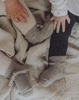 Hvid Hvid x Zoen voor Gust - Booties - 100% Merino wool - Sesame Booties 0-9m