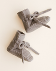 Hvid Hvid Booties - 100% Merino wool Booties Sesame / 0-9m