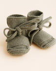 Hvid Hvid Booties - 100% Merino wool Booties Artichoke / 0-9m