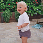 Tothemoon ☾ Tothemoon ☾ - Badu shorts - 100% Cotton - Handmade in Holland Outerwear Dark Olive / 1Y