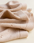 Hvid Hvid Bibi blanket - 100% Merino wool - Medium thick knit Blankets Brick
