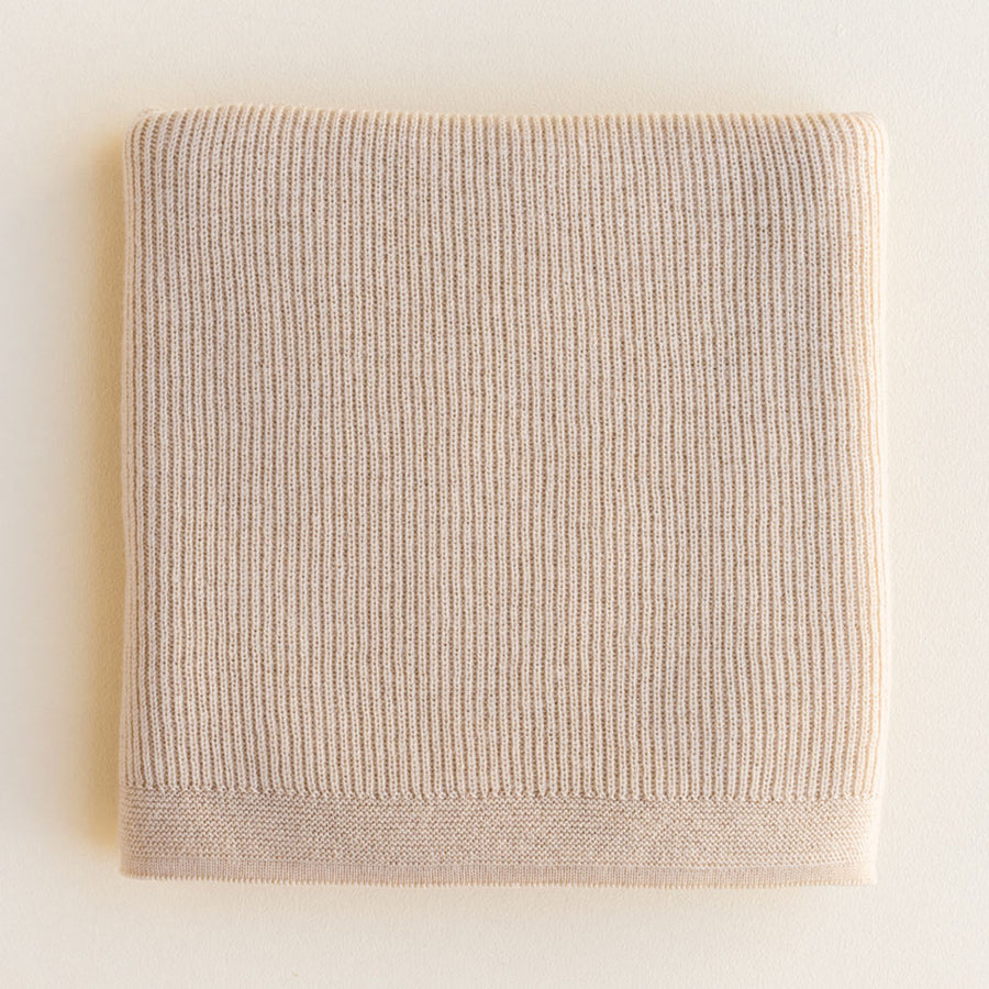 Hvid Felix blanket - 100% Merino wool - Medium thick knit