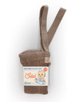 Silly Silas Tights with braces - Footless - 100% Cotton Socks & Tights Cacao Blend / 6-12m