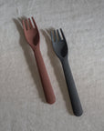 Cink Toddler fork - 2 pack Eat Beet/ocean