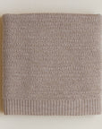Hvid Hvid Dora blanket - 100% Merino wool - Thick knit Blankets Sand