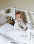 Tothemoon ☾ Tothemoon ☾ - Muslin junior bedding - Duvet cover & pillowcase - 100% Cotton - 140x100cm bedding Smokey Sand