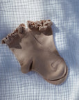 condor Ruffle Socks - Earthy Colors Socks Powder / 3-6m