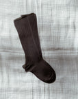condor Ribbed knee socks - Earthy Colors Socks Carbon / 3-6m
