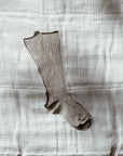 condor Ribbed knee socks - Earthy Colors Socks Light Grey / 3-6m