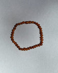 Amber Amber anklet - For you - 25 cm Accessoires Dark Cognac