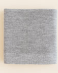 Hvid Hvid Gust blanket - 100% Merino wool - Medium thick knit Blankets Grey Melange