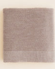 Hvid Hvid Gust blanket - 100% Merino wool - Medium thick knit Blankets Sand